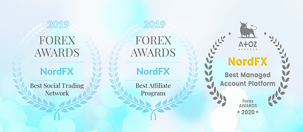 Layanan Trading Sosial NordFX, Program Afiliasi, dan Dana Investasi (Investment Funds) Menerima Lebih Banyak Penghargaan untuk tahun 20191