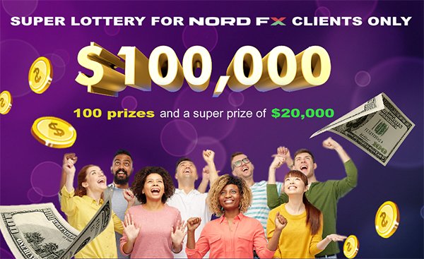 Lotre Super: NordFX Memberikan 100.000 Dolar AS kepada Para Trader1