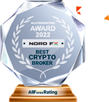 2022 Penghargaan AllForexRating<br>Broker Crypto Terbaik